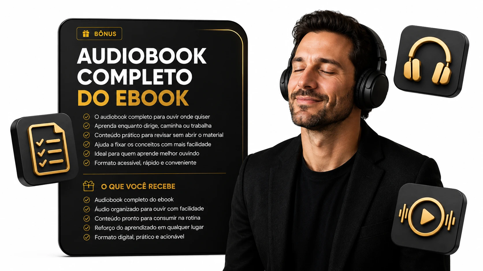 Não tem tempo de ler? Então Ouça!