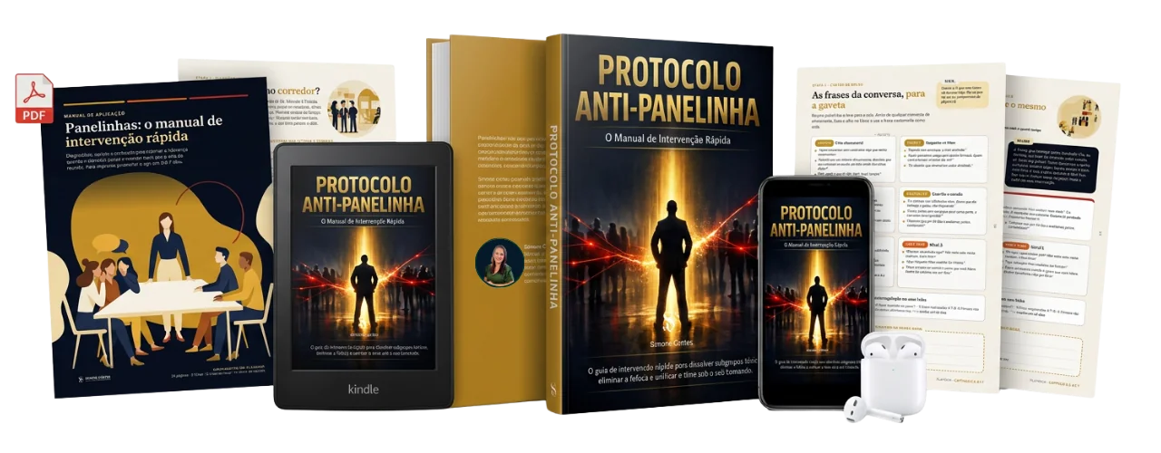 Bundle Panelinhas: livro, Kindle, celular, manual de aplicação e fichas em PDF